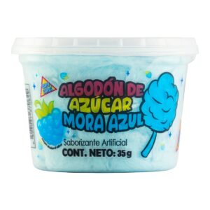 Algodón de Azúcar Bote Sabor Mora Azul