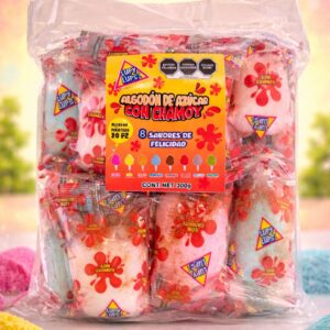 Algodón de azúcar 20 pack surtido con chamoy